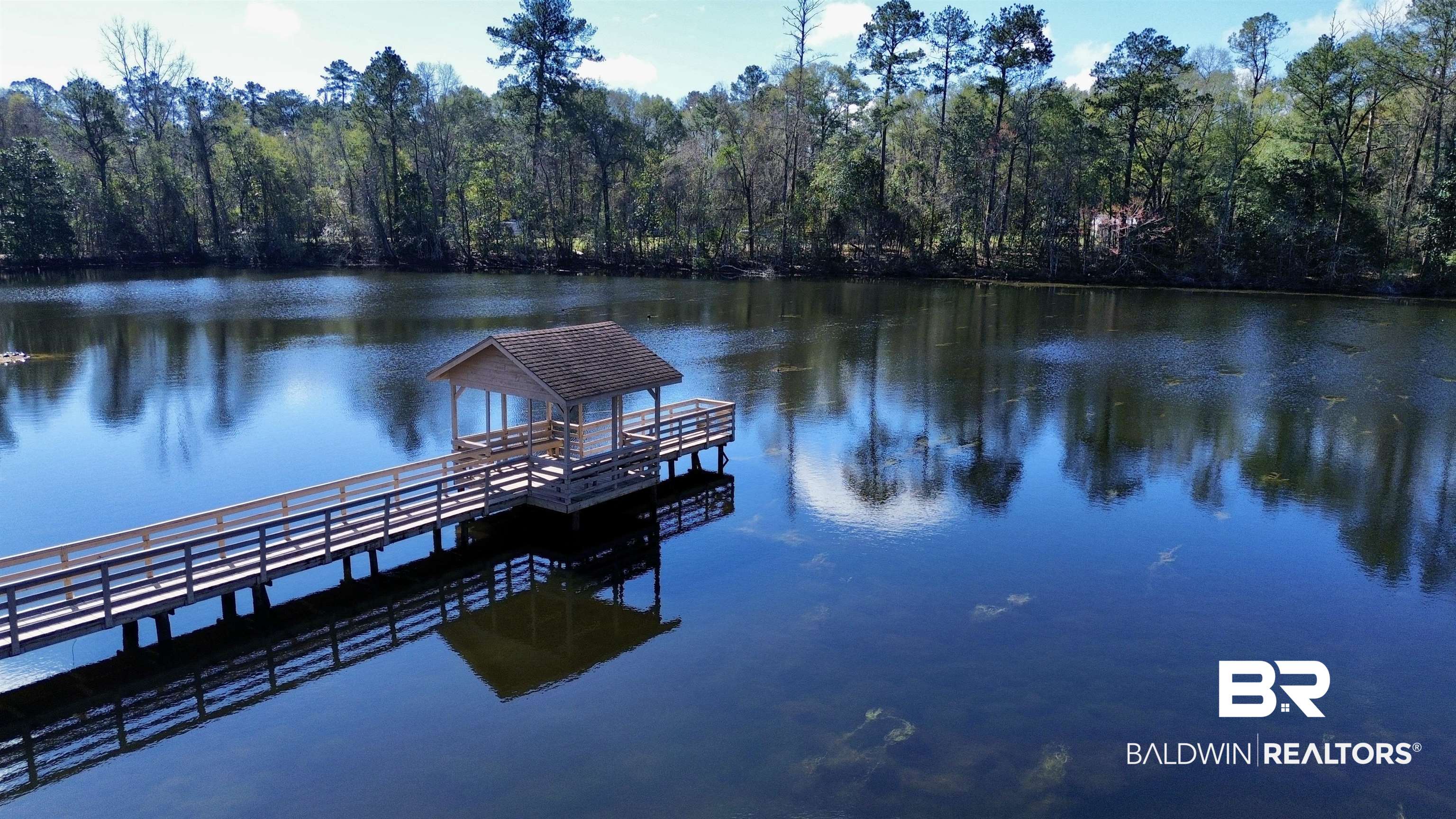 44 Ridge Road Castleberry, AL 36432 - Photo 32 of 33 Dock with a water view and a view of trees