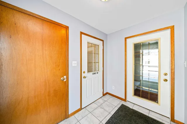 a view of front door