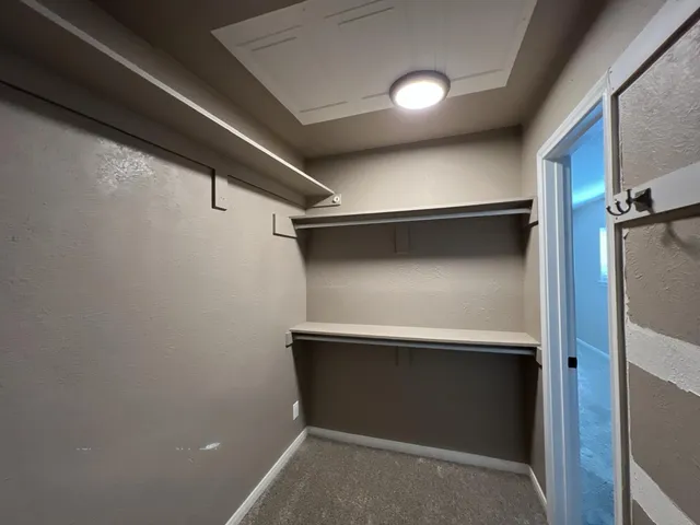 a view of walk in closet