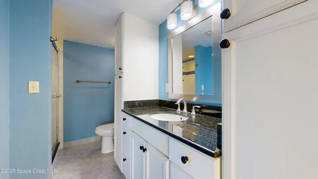 a view of a garden with palm trees