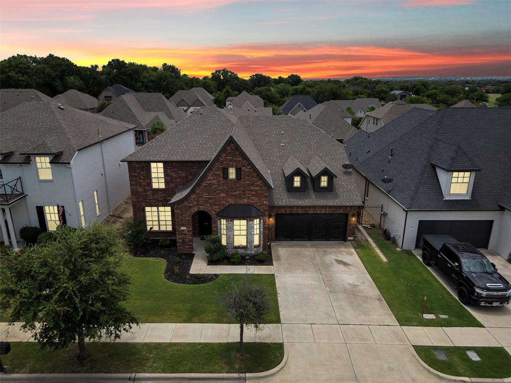 420 Prairie Run Aledo, TX 76008 - Photo 1 of 37 a view of multiple houses with a yard