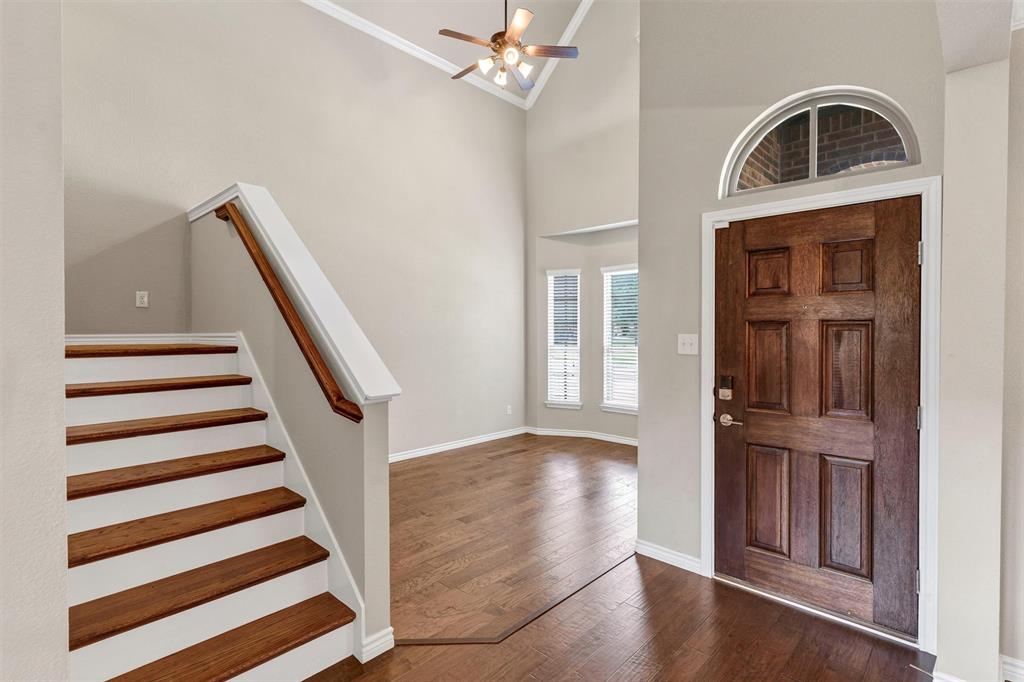 420 Prairie Run Aledo, TX 76008 - Photo 5 of 37 wooden floor in an empty room with a window