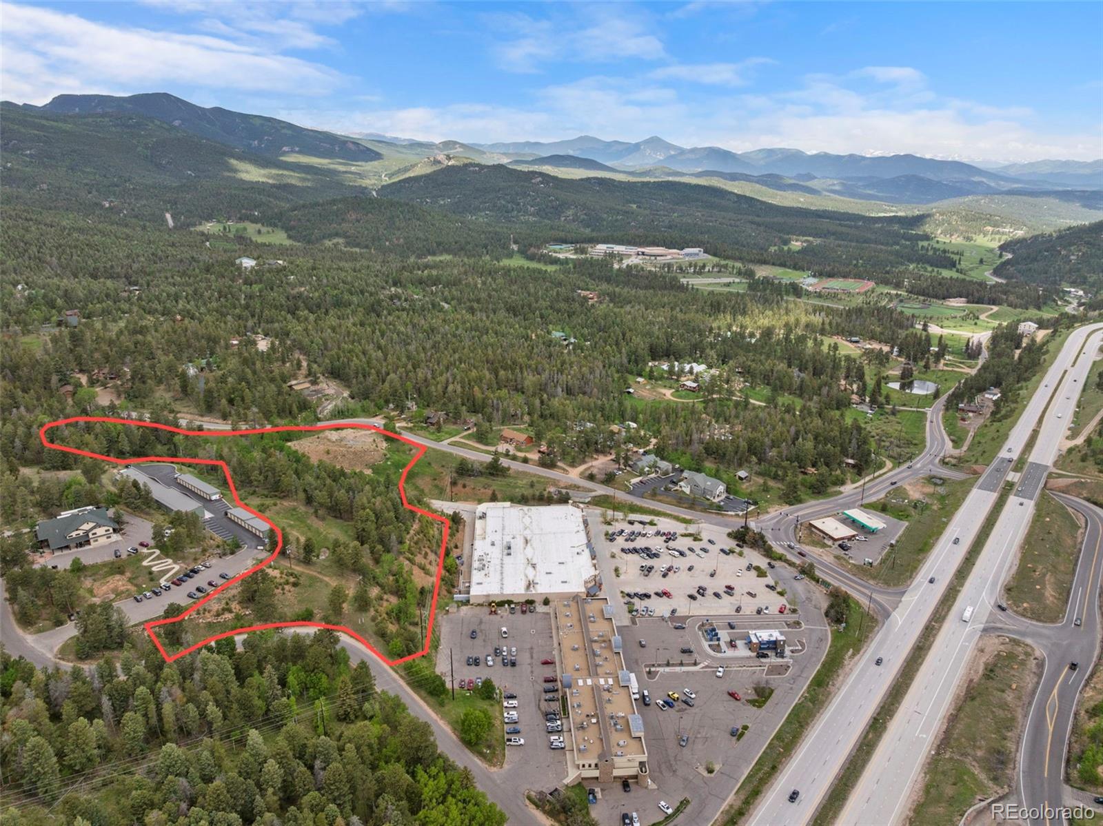 11040 Kitty Drive Conifer, CO 80433 - Photo 12 of 14 a view of a mountain from a terrace