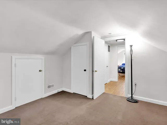 a view of an empty room