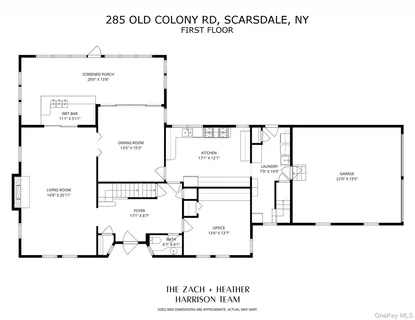 a picture of a bench in front of a gate