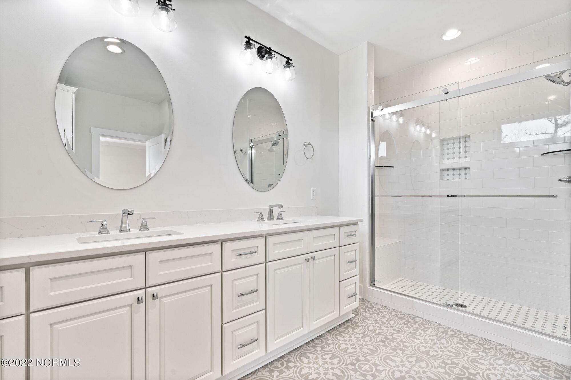 9 Buckhorn Road Jackson Springs, NC 27281 - Photo 26 of 43 Master bath w/walk in shower, double sinks, quartz countertops