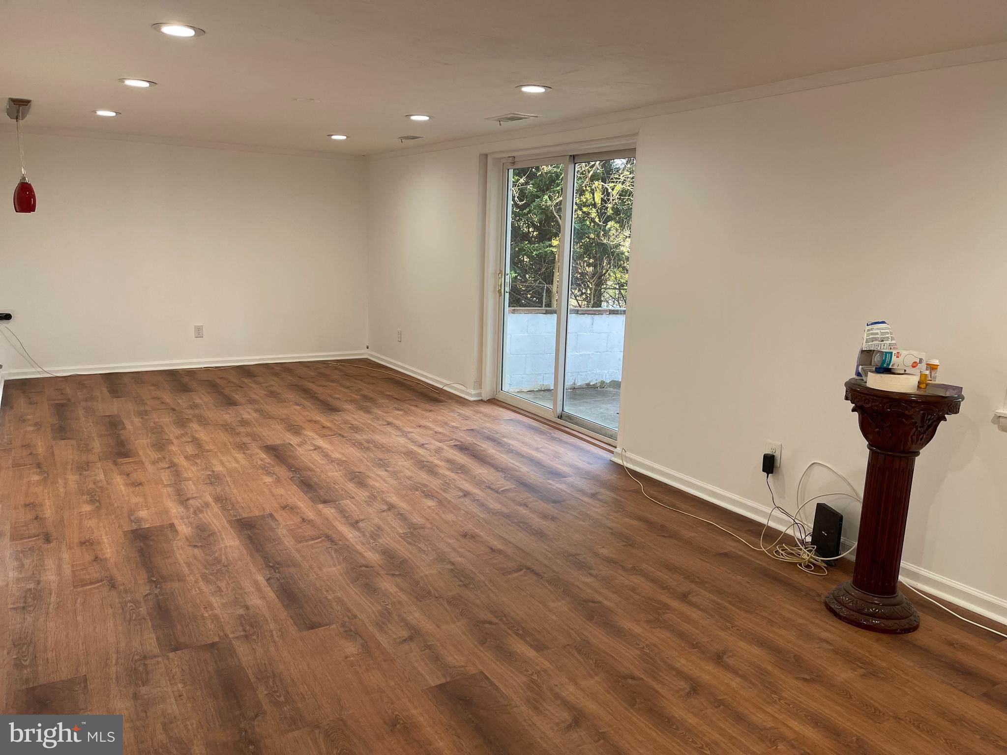 Spacious Basement with walkout