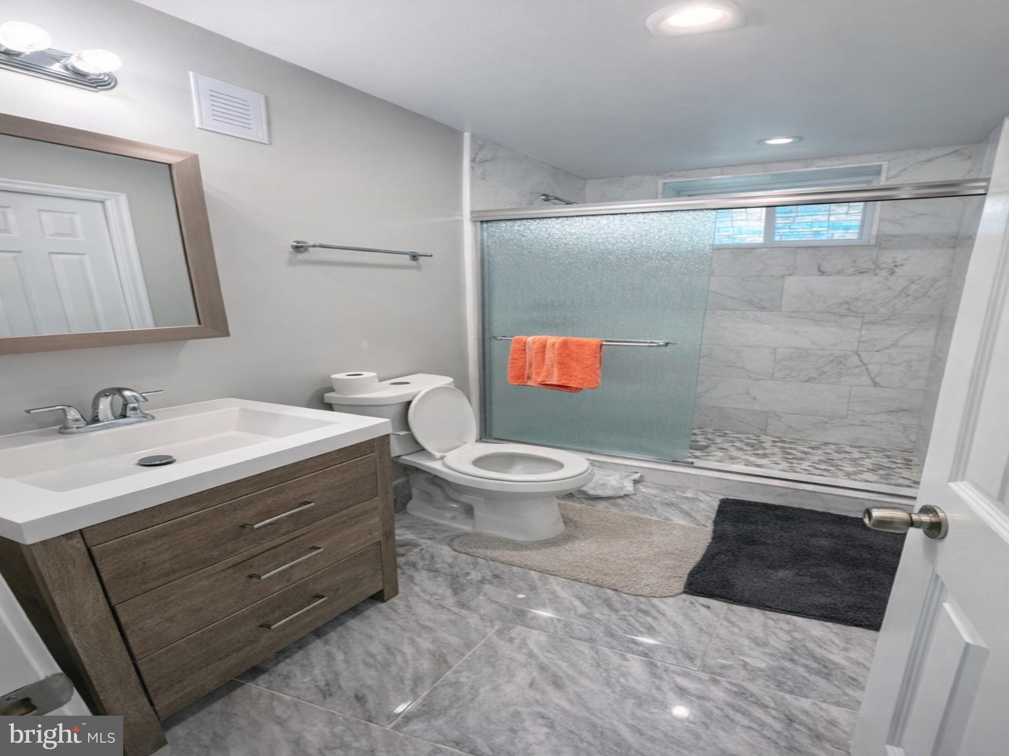 8100 Langbrook Road Springfield, VA 22152 - Photo 23 of 28 Lower Level Bath-ai enhanced