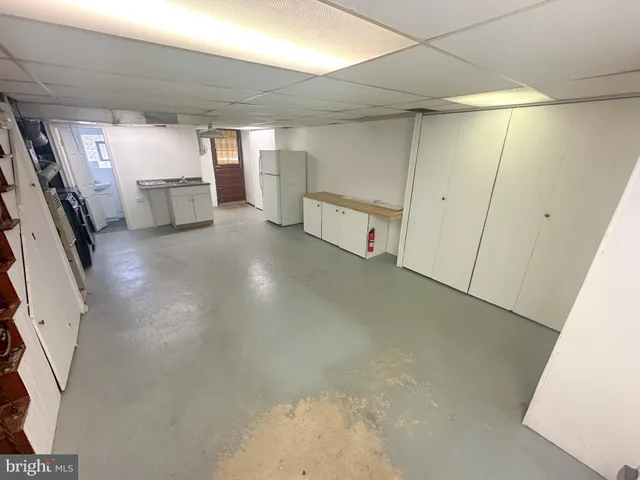 a view of storage and utility room