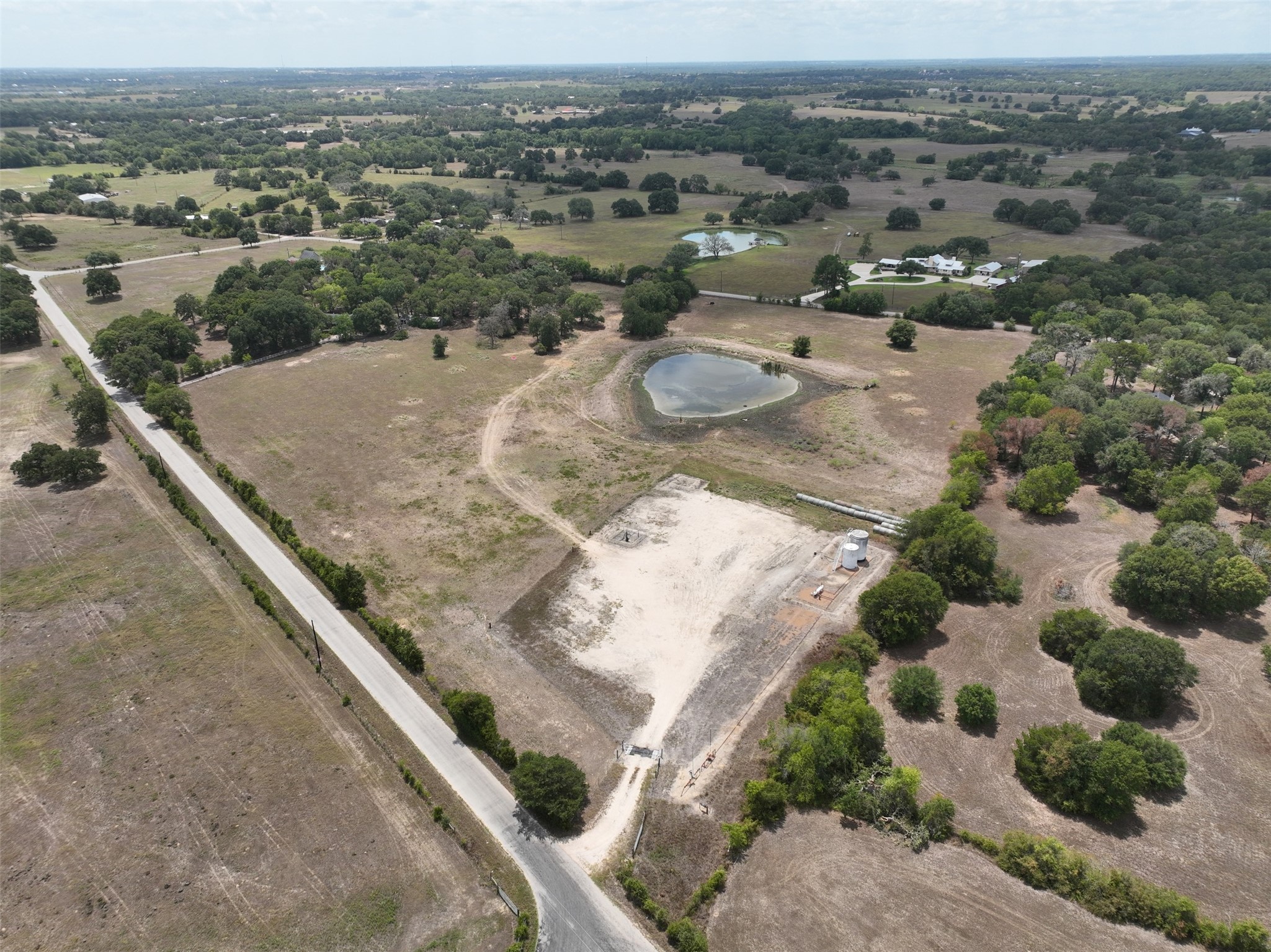 3775 Old Gay Hill Road Brenham, TX 77833 - Photo 13 of 13 an aerial view of residential houses with outdoor space
