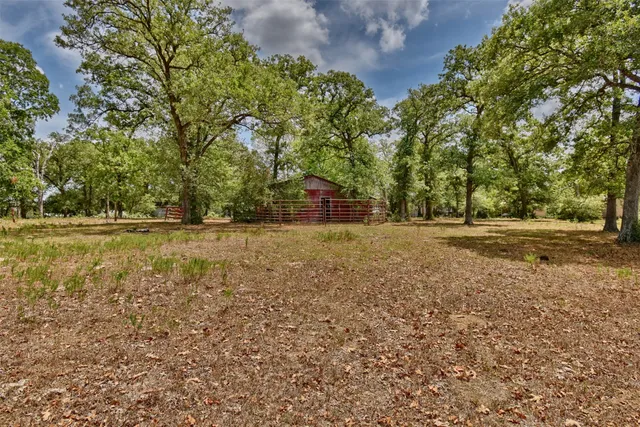 a view of outdoor space with deck and yard