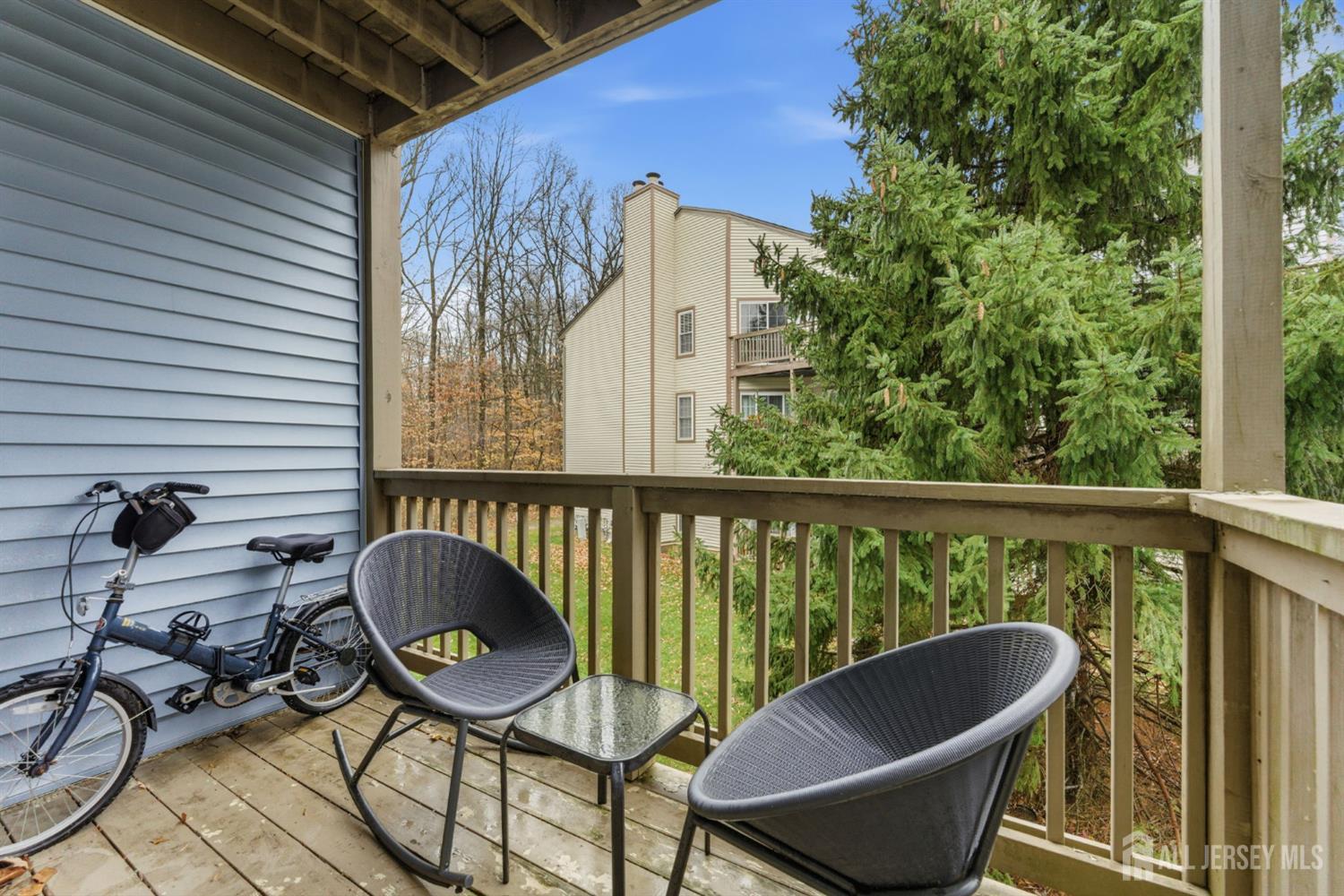 3242 Cypress Court Monmouth Junction, NJ 08852 - Photo 12 of 25 a view of roof with furniture and a grill
