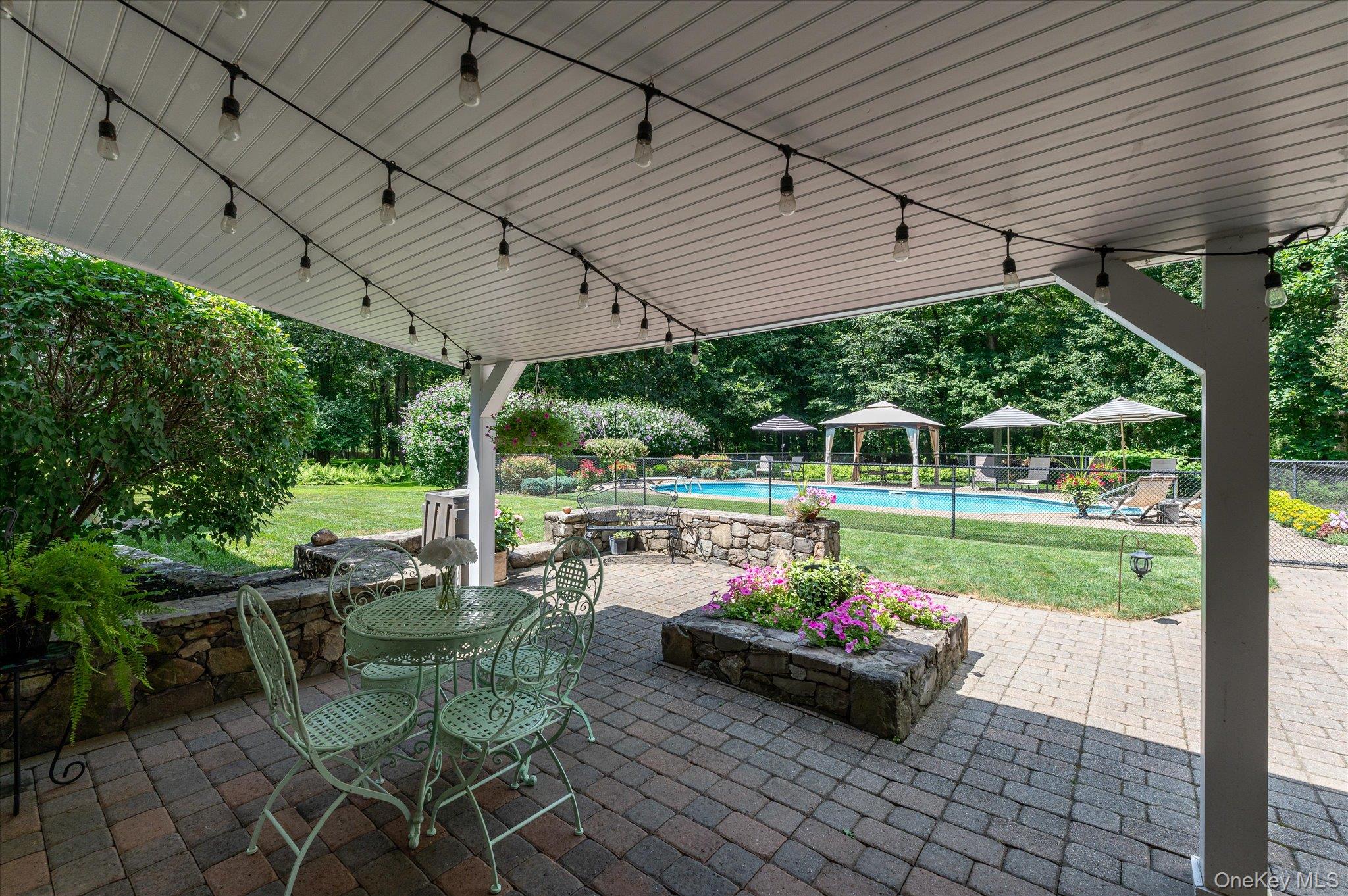19 Young Road Katonah, NY 10536 - Photo 27 of 32 Patio with View of Pool