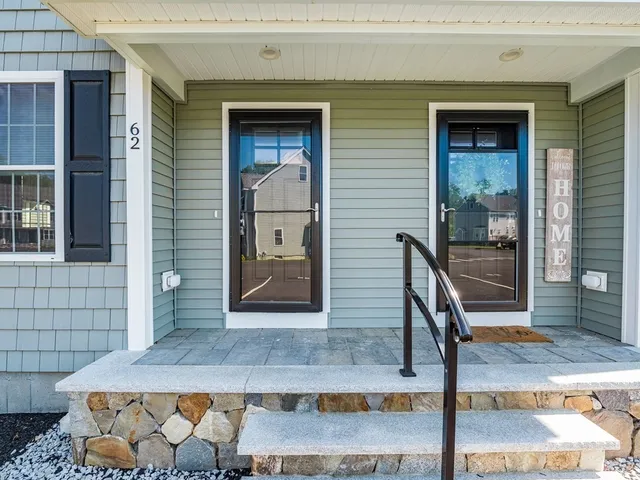 a view of a front door of house