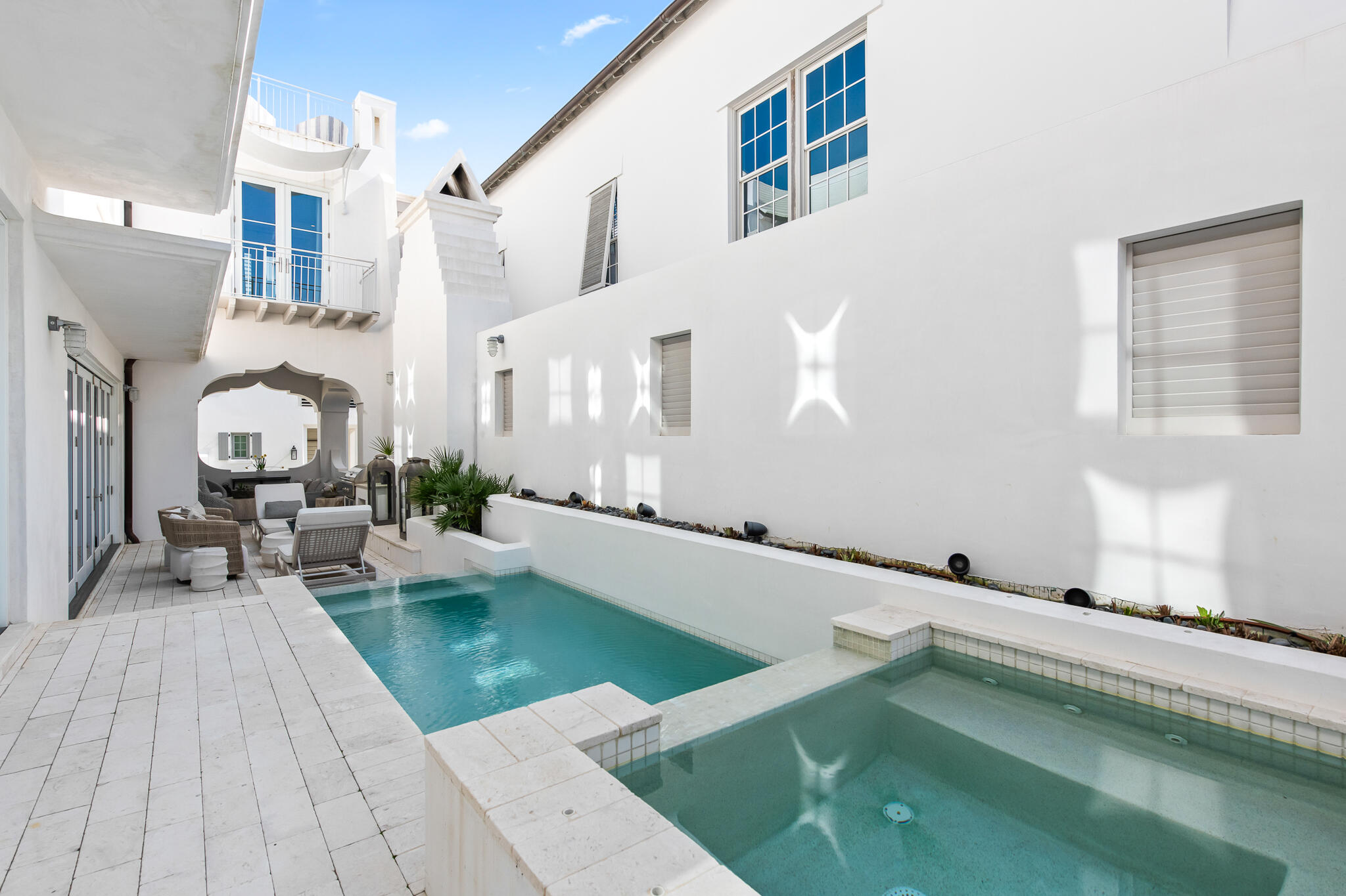 14 Shinbone Court Inlet Beach, FL 32461 - Photo 11 of 48 a swimming pool with outdoor seating