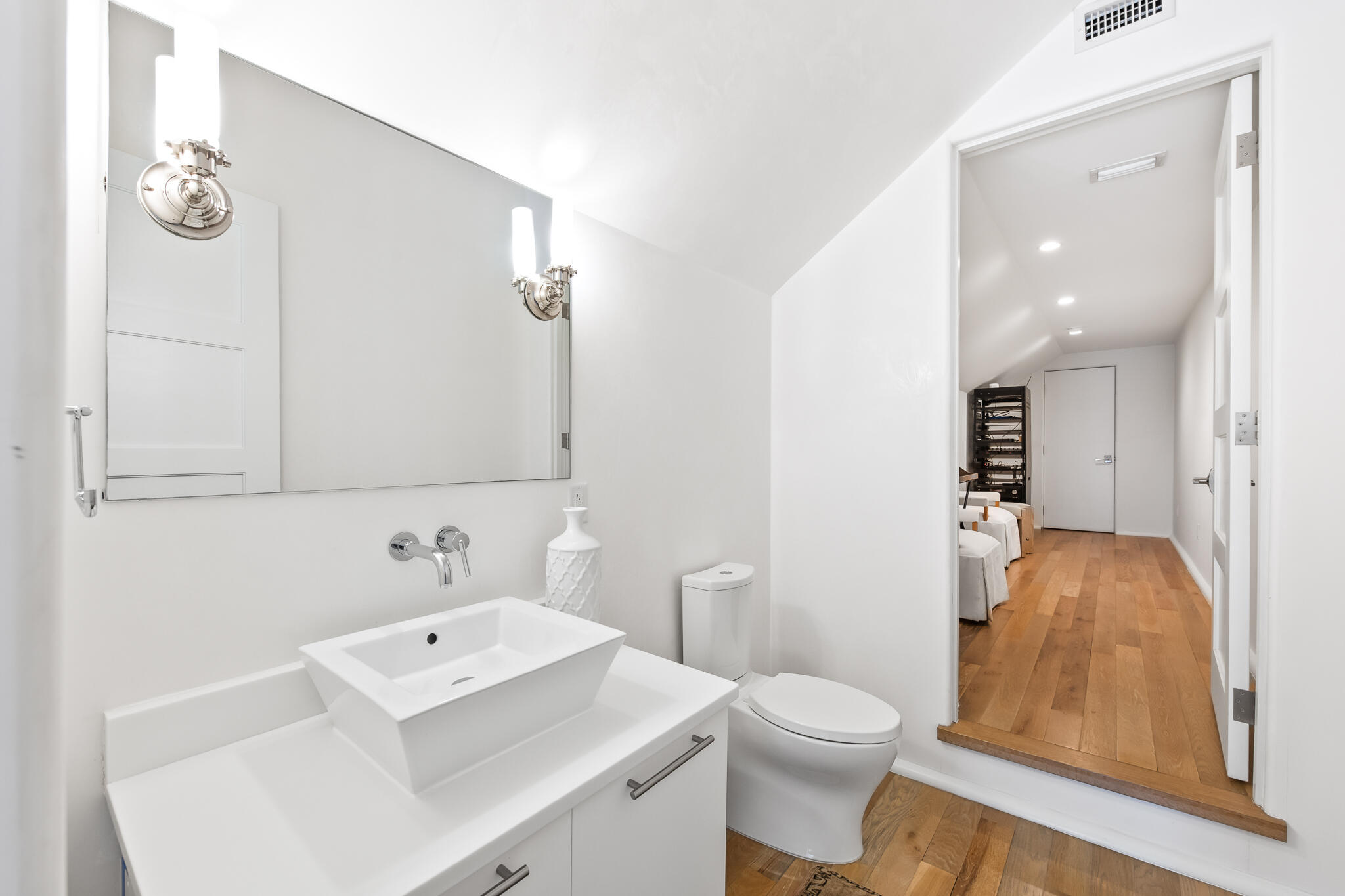 14 Shinbone Court Inlet Beach, FL 32461 - Photo 32 of 48 a bathroom with a sink a toilet and shower