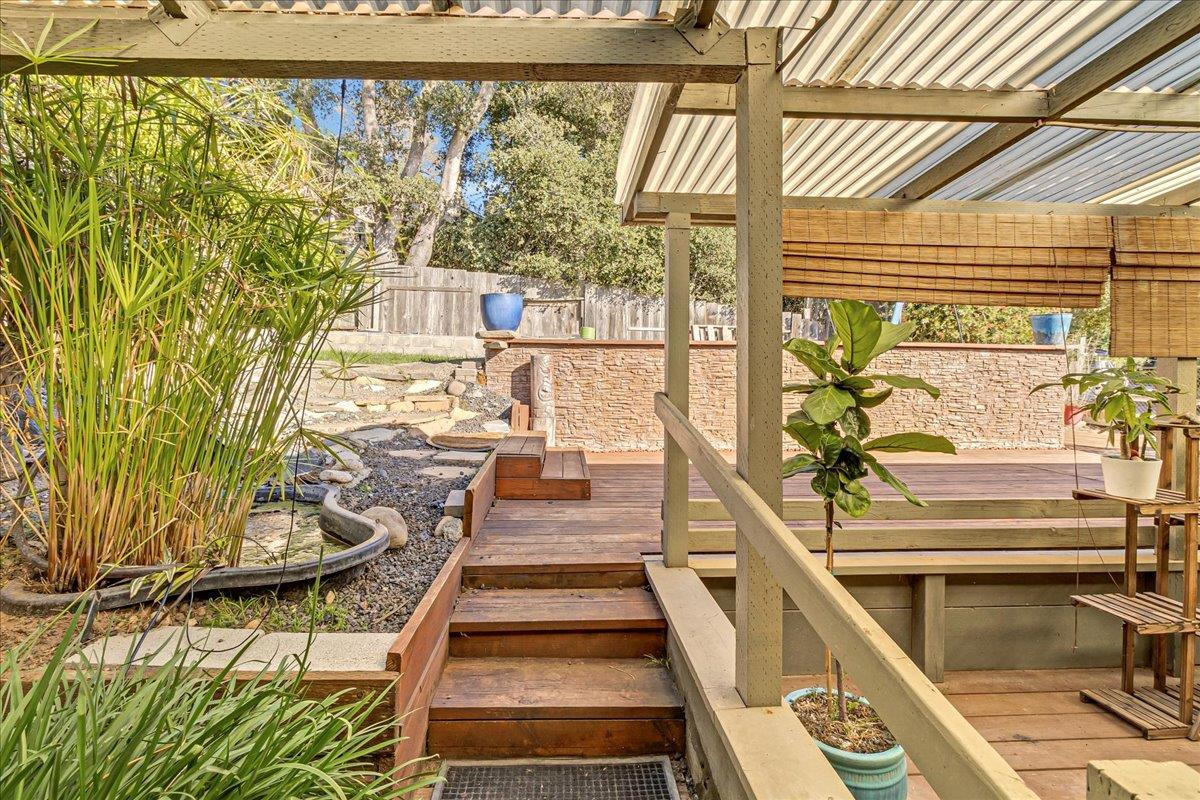 17780 Berta Canyon Road Prunedale, CA 93907 - Photo 17 of 19 a front view of a house with wooden floor