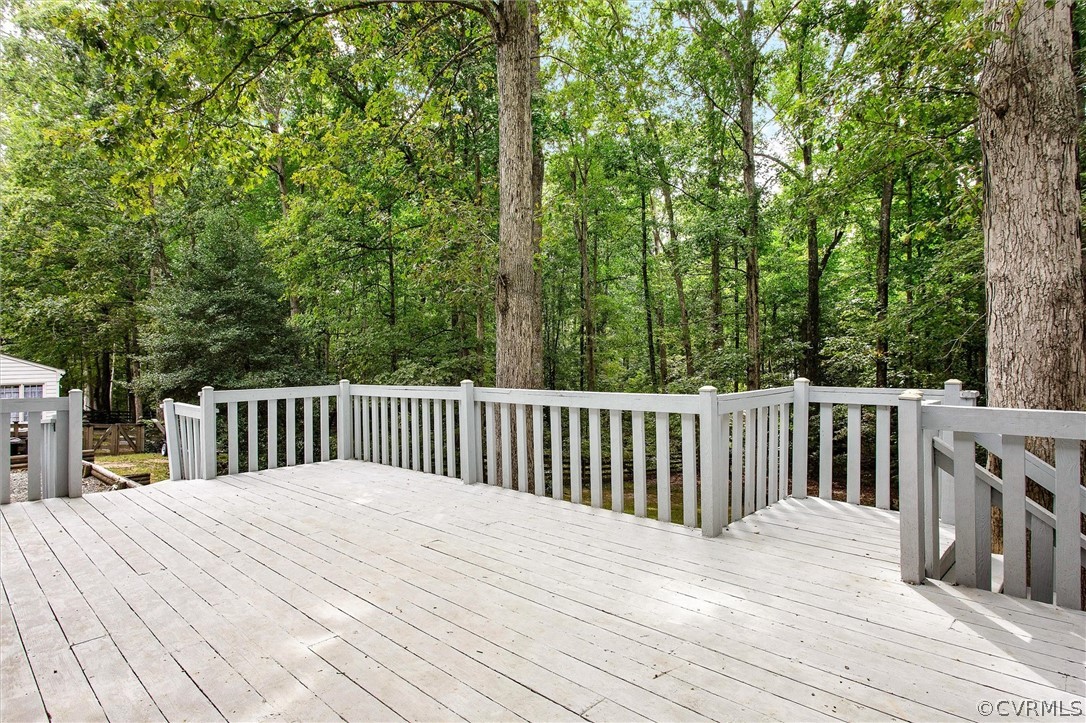 1006 Castle Hollow Road Midlothian, VA 23114 - Photo 39 of 42 a view of a wooden roof deck