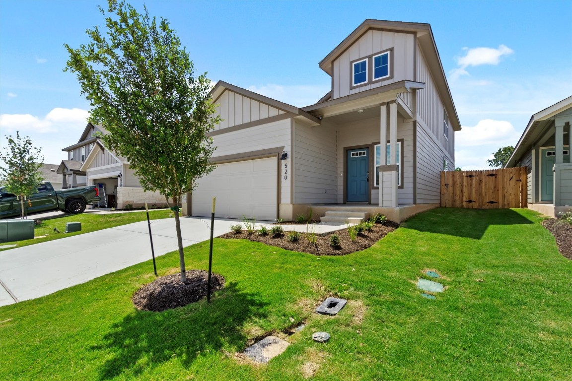 520 View Drive Georgetown, TX 78628 - Photo 22 of 23 a view of a house with a yard and porch