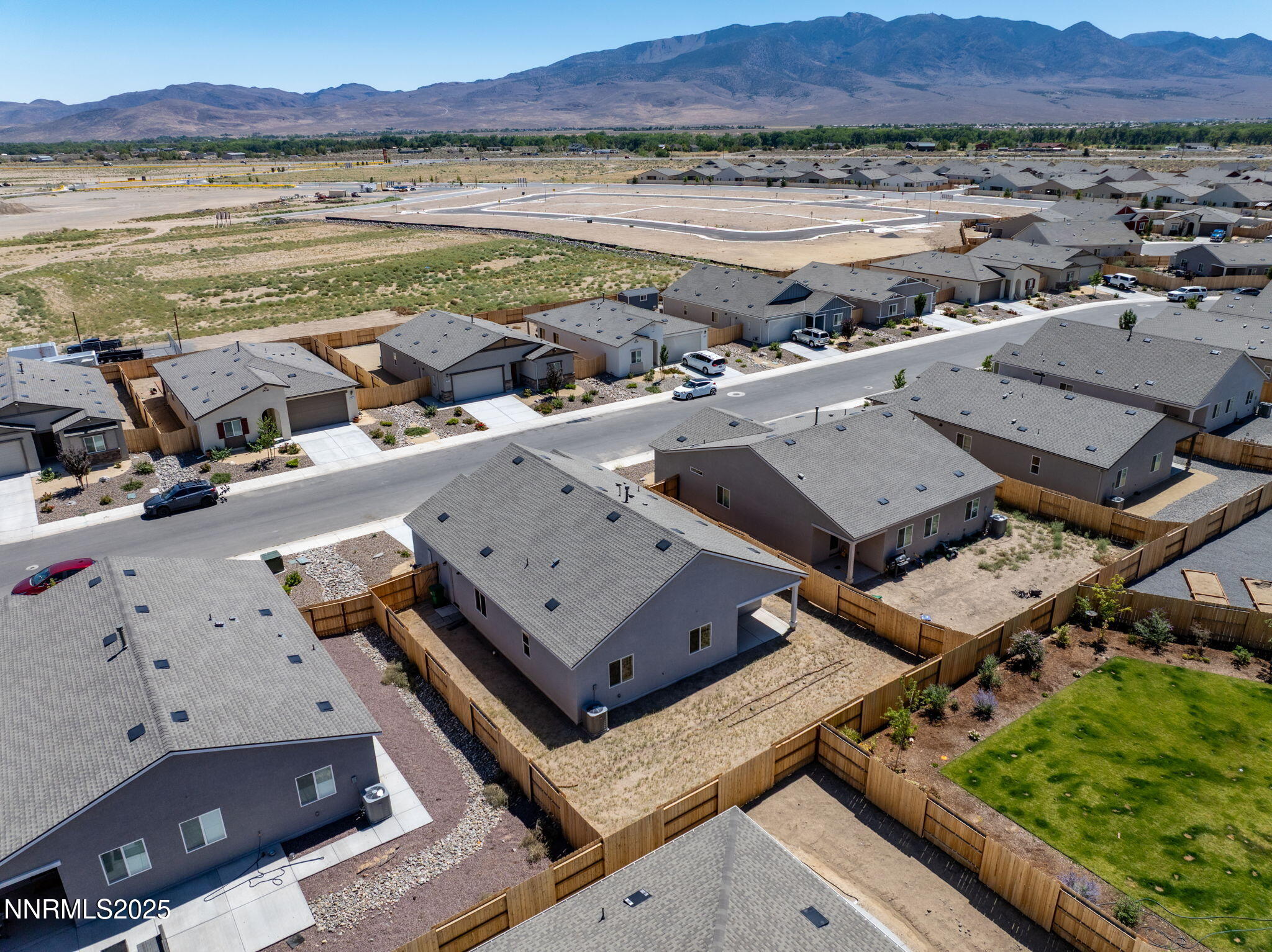 847 Schell Crk Drive Dayton, NV 89403 - Photo 25 of 31 an aerial view of a house with outdoor space and lake view