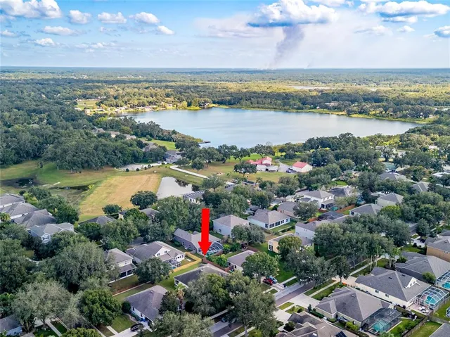 a view of a city and lake view
