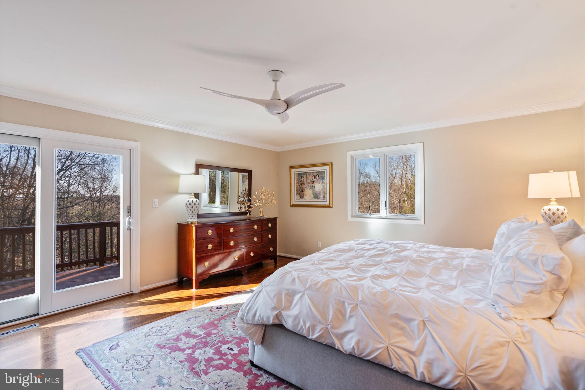 2104 Highland Ridge Drive Phoenix, MD 21131 - Photo 35 of 88 Primary BR - Reverse View w/Windows & Door to Balc