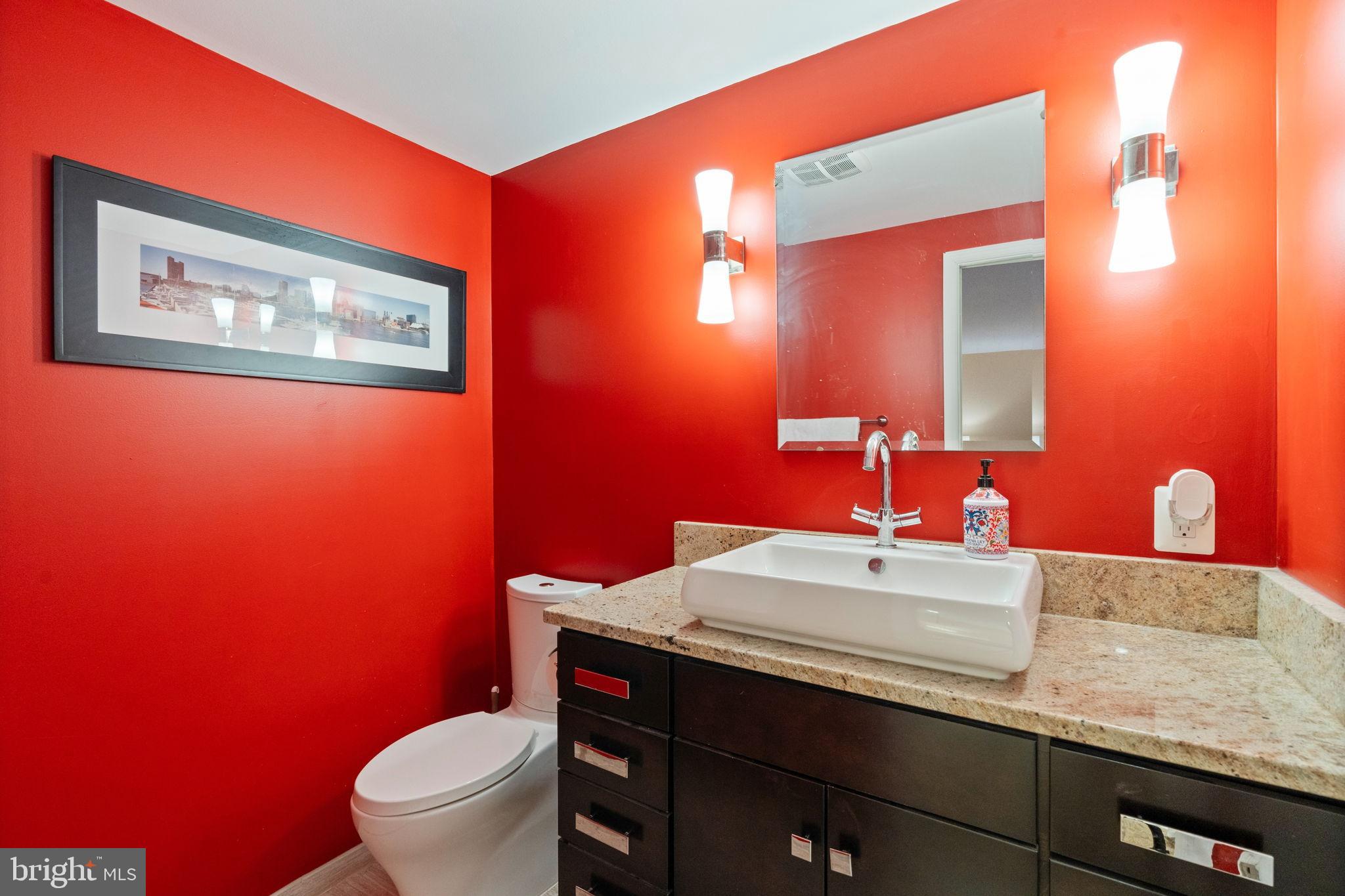 2104 Highland Ridge Drive Phoenix, MD 21131 - Photo 55 of 88 LL Powder Room for Guests! Granite Countertop