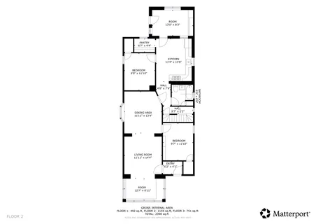 a picture of a floor plan