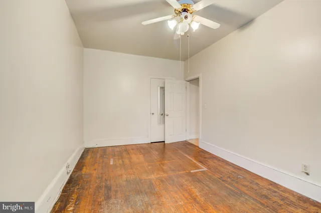 an empty room with a view of a room