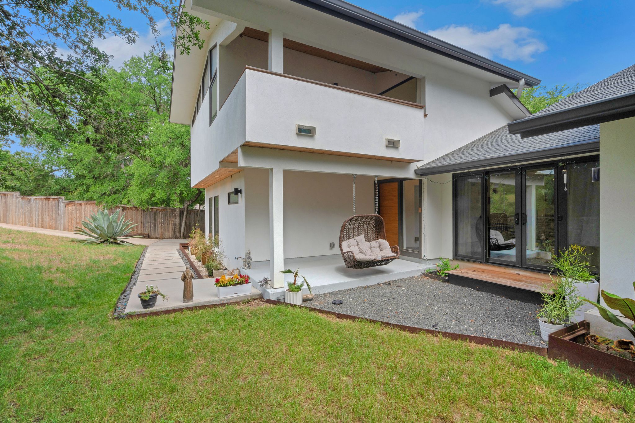 2502 Side Cove Austin, TX 78704 - Photo 2 of 30 a view of a house with backyard and porch