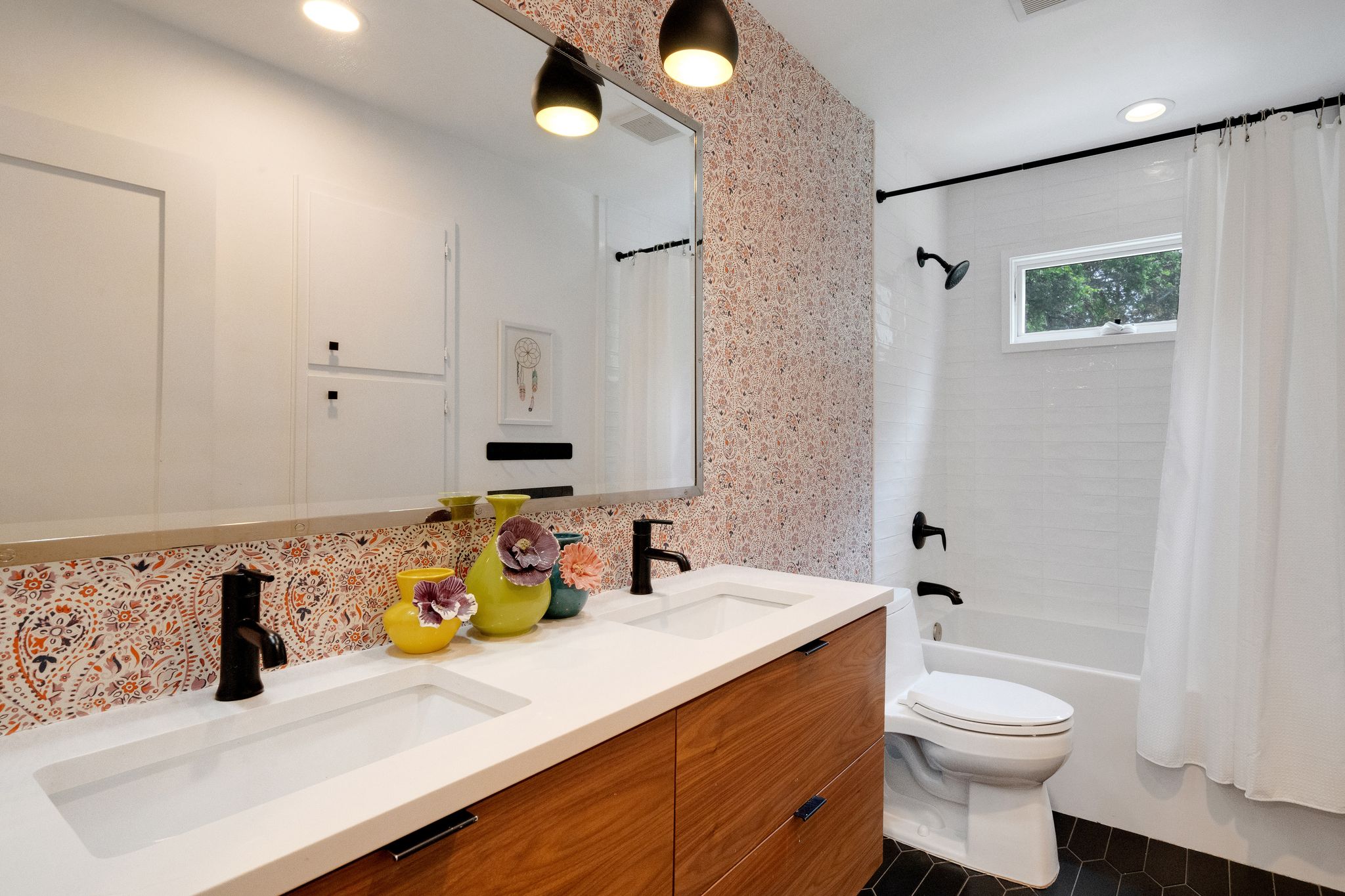 2502 Side Cove Austin, TX 78704 - Photo 23 of 30 a bathroom with a sink toilet and shower