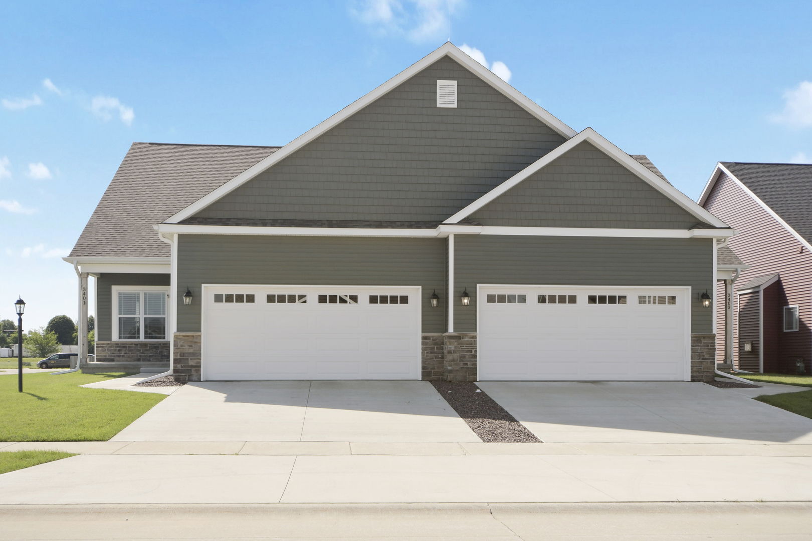 3404 Boulder Ridge Drive Champaign, IL 61822 - Photo 1 of 1 a view of a parking space with garage