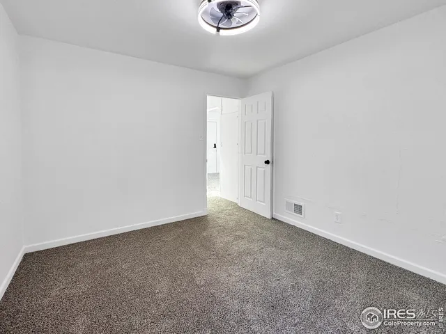 a view of an empty room