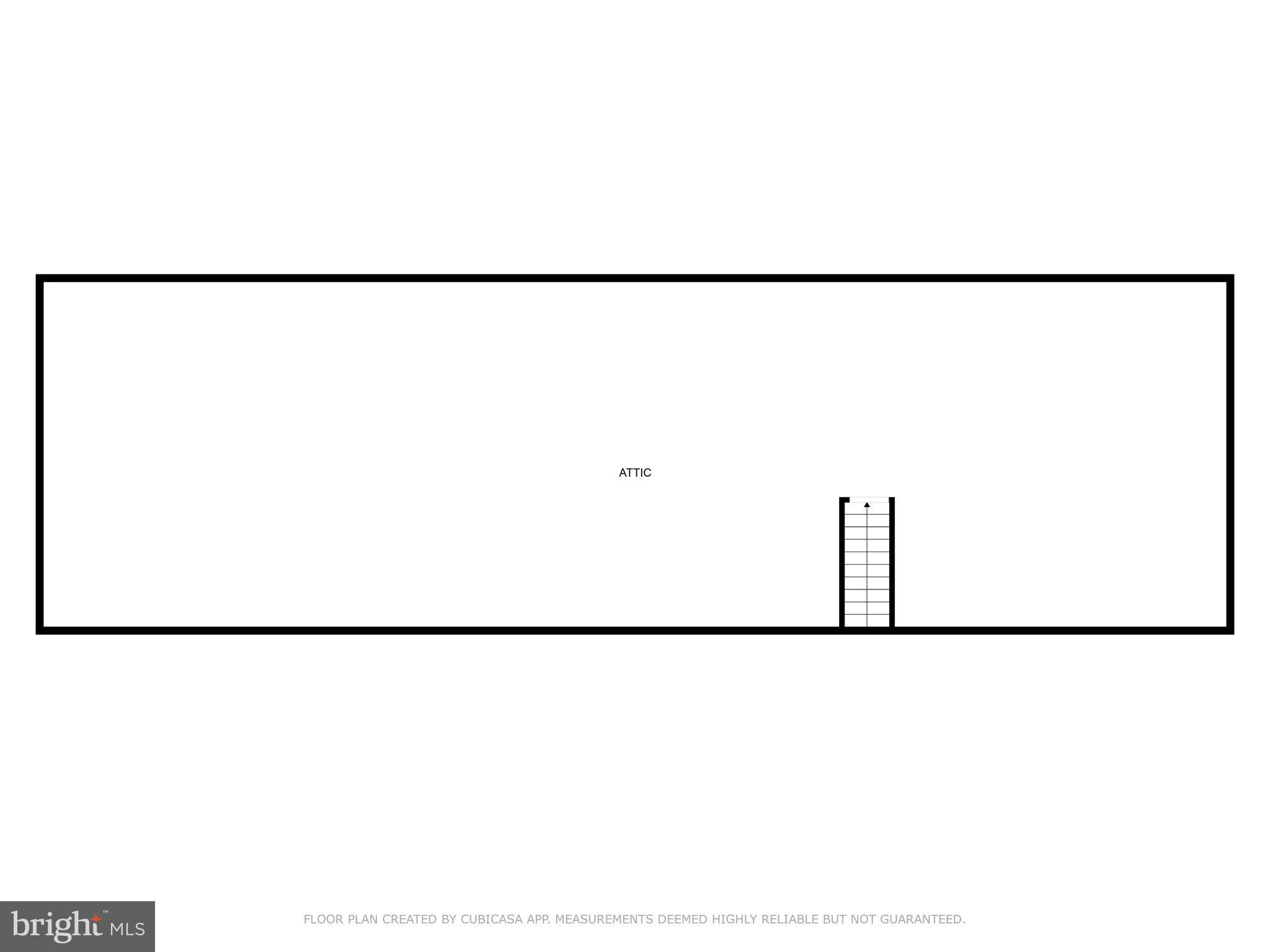 1400 Mountain Road Haymarket, VA 20169 - Photo 59 of 59 Attic Floor Plan