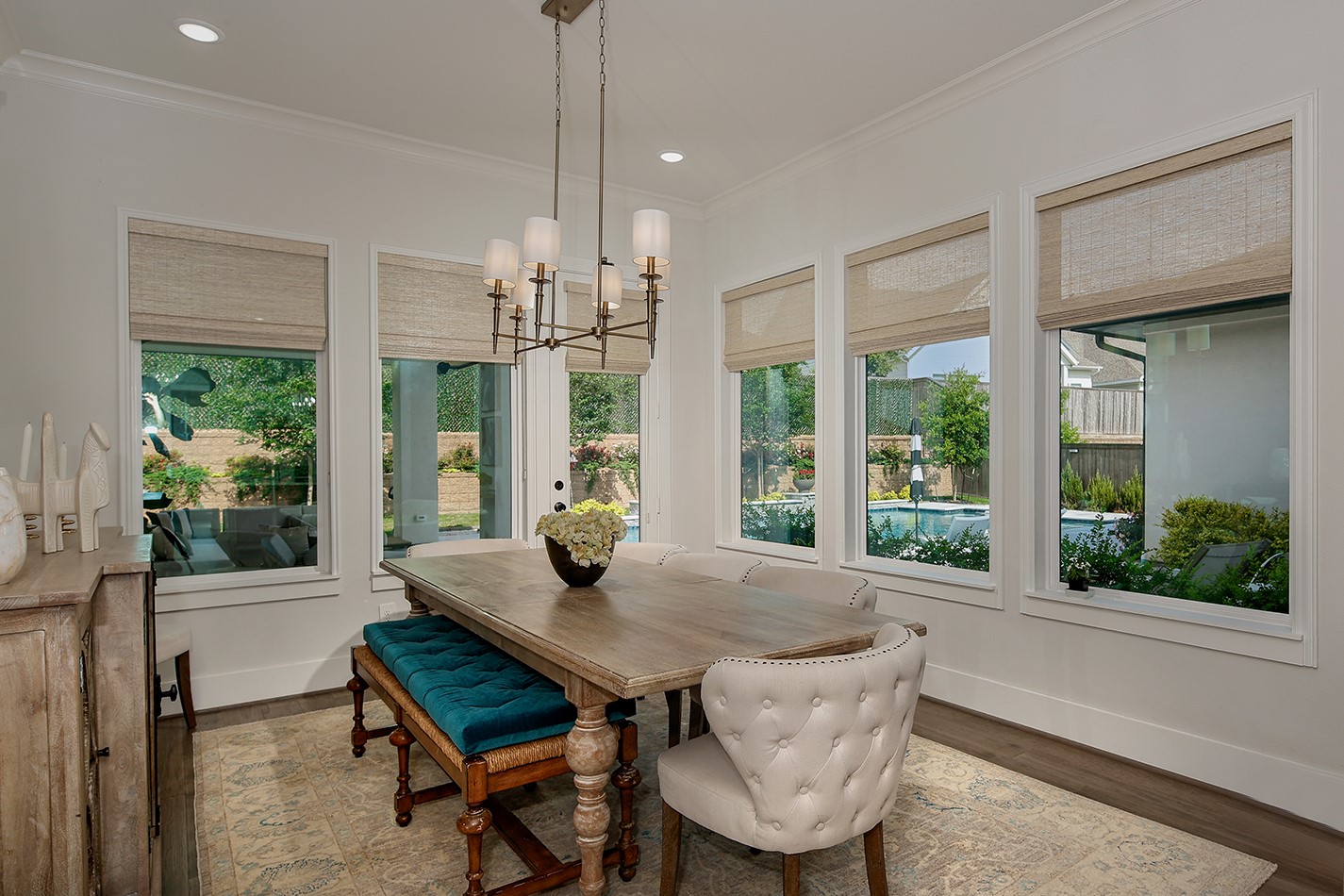 2017 Bennet Lane Conroe, TX 77384 - Photo 17 of 48 The formal dining connects beautifully with the kitchen and entertainment areas...