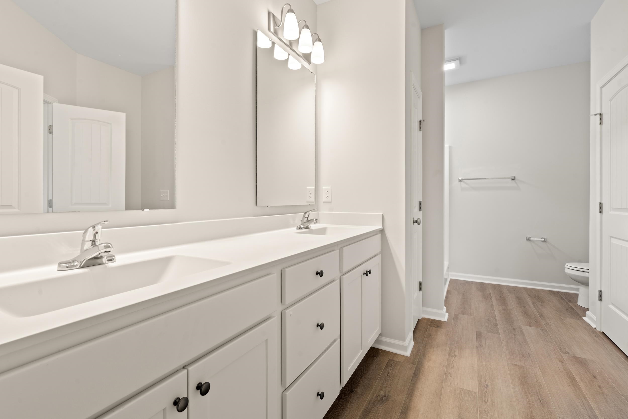 219 Stillbrook Drive Longs, SC 29568 - Photo 10 of 33 Bathroom featuring double vanity and light wood-type flooring