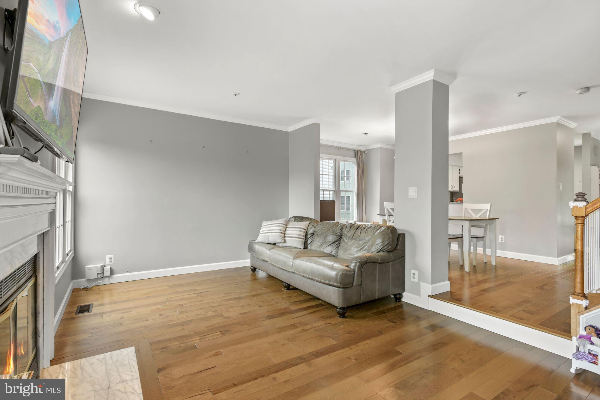 20121 Crew Square Ashburn, VA 20147 - Photo 17 of 36 a living room with furniture and a flat screen tv