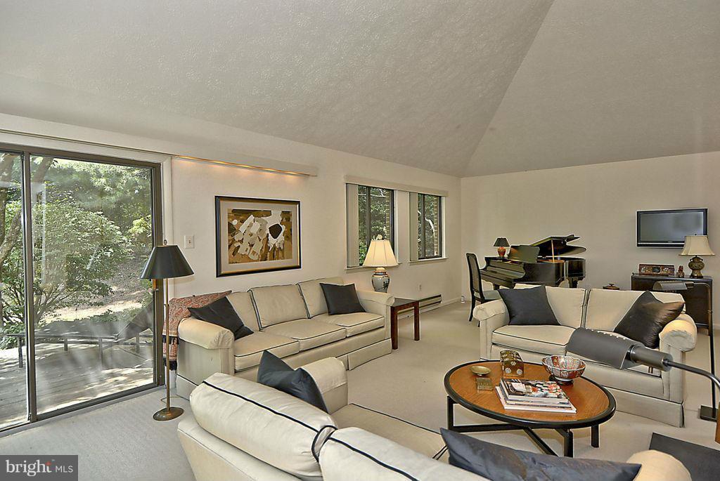 11304 Harborside Cluster Reston, VA 20191 - Photo 6 of 28 LIVINGROOM OPENS TO REAR DECK AND TREES