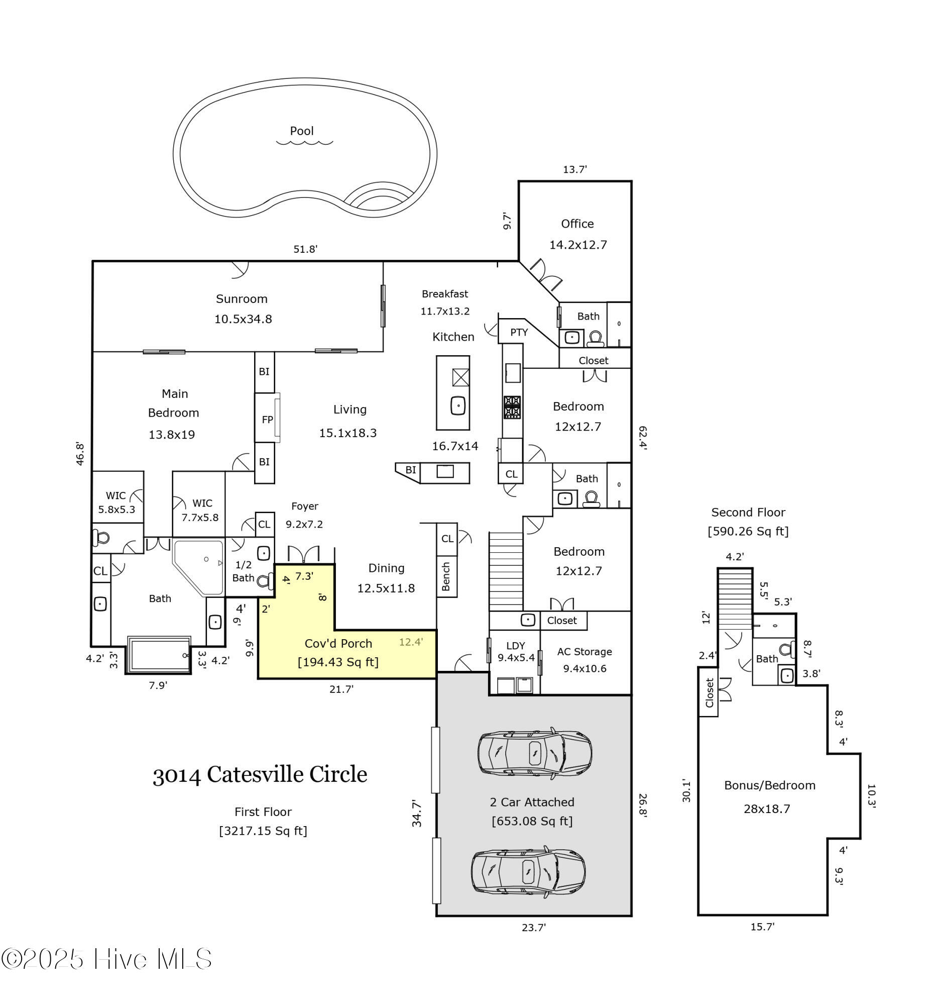 3014 Catesville Circle Leland, NC 28451 - Photo 74 of 74 floor_plan (14)-1