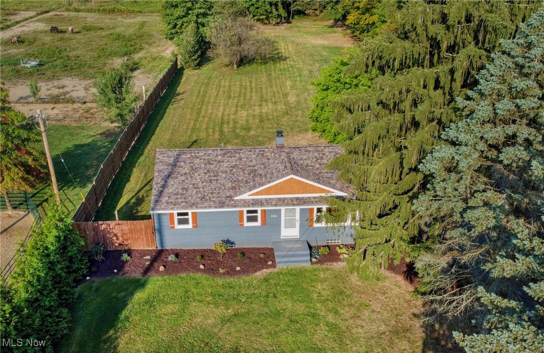 9550 Lisbon Road Canfield, OH 44406 - Photo 25 of 31 Aerial view with a rural view