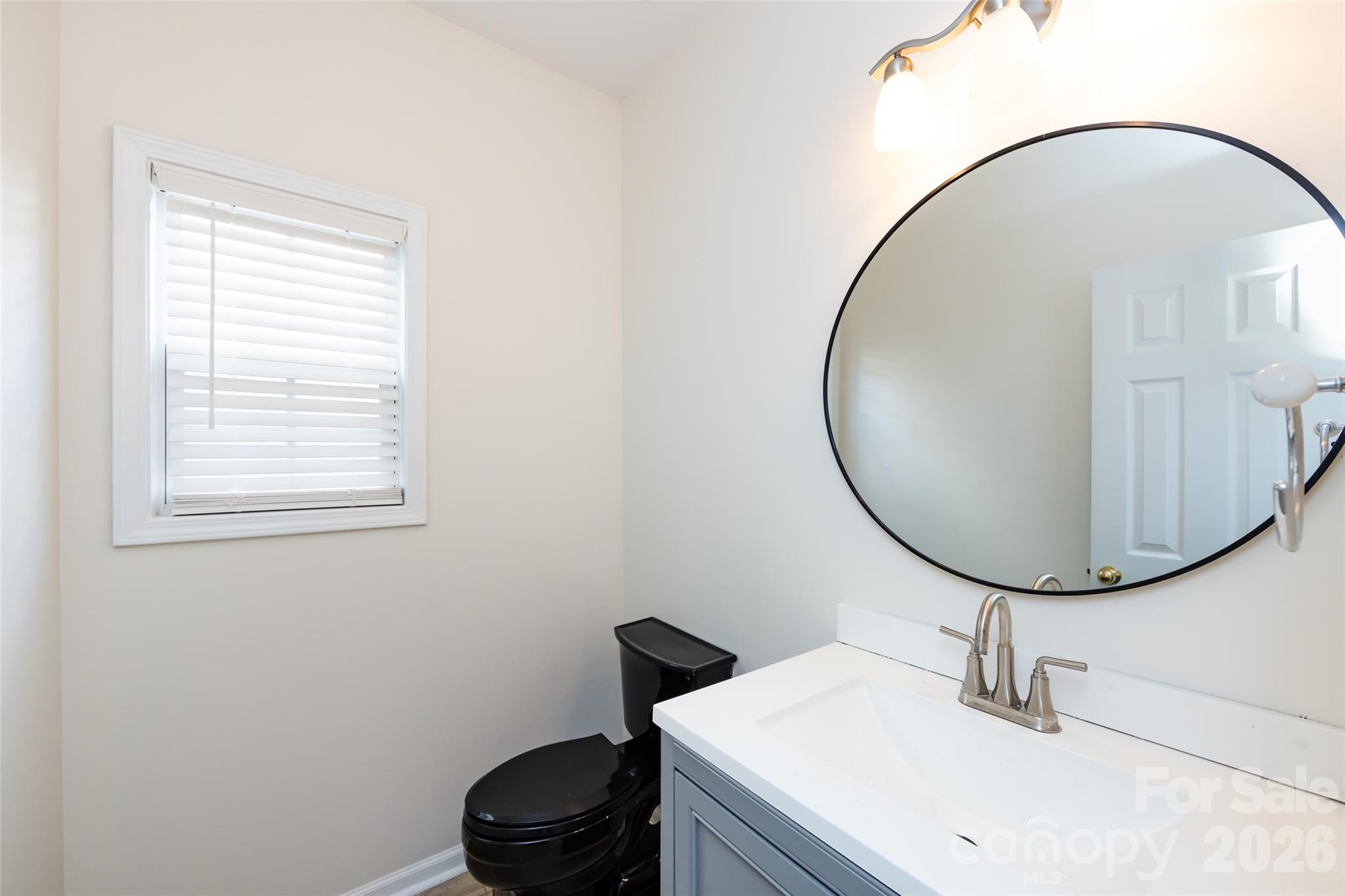 2705 Gosling Terrace Road Charlotte, NC 28262 - Photo 13 of 36 a bathroom with a sink and a mirror