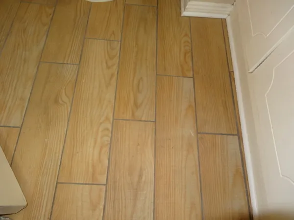 a view of wooden floor in a room