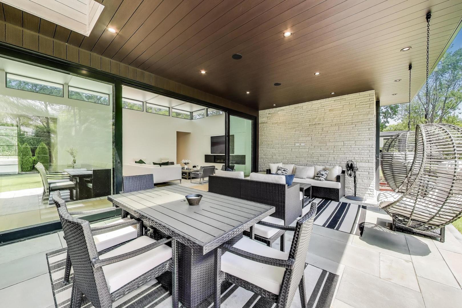 821 Harms Road Glenview, IL 60025 - Photo 34 of 41 a view of a dining room with furniture window and outside view