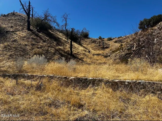 a view of a field next to a building