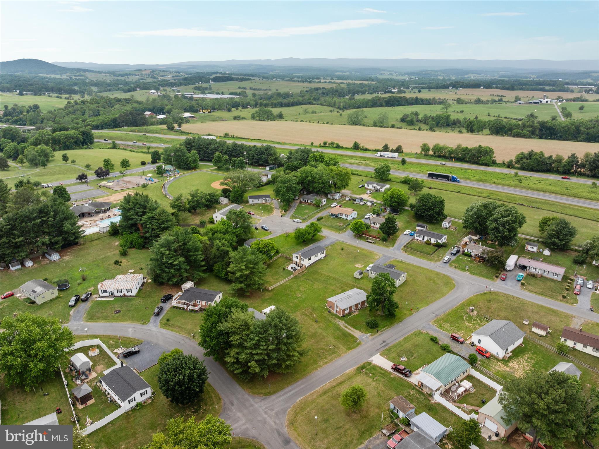 5848 Cardinal Street Mount Jackson, VA 22842 - Photo 36 of 43 Aerial view