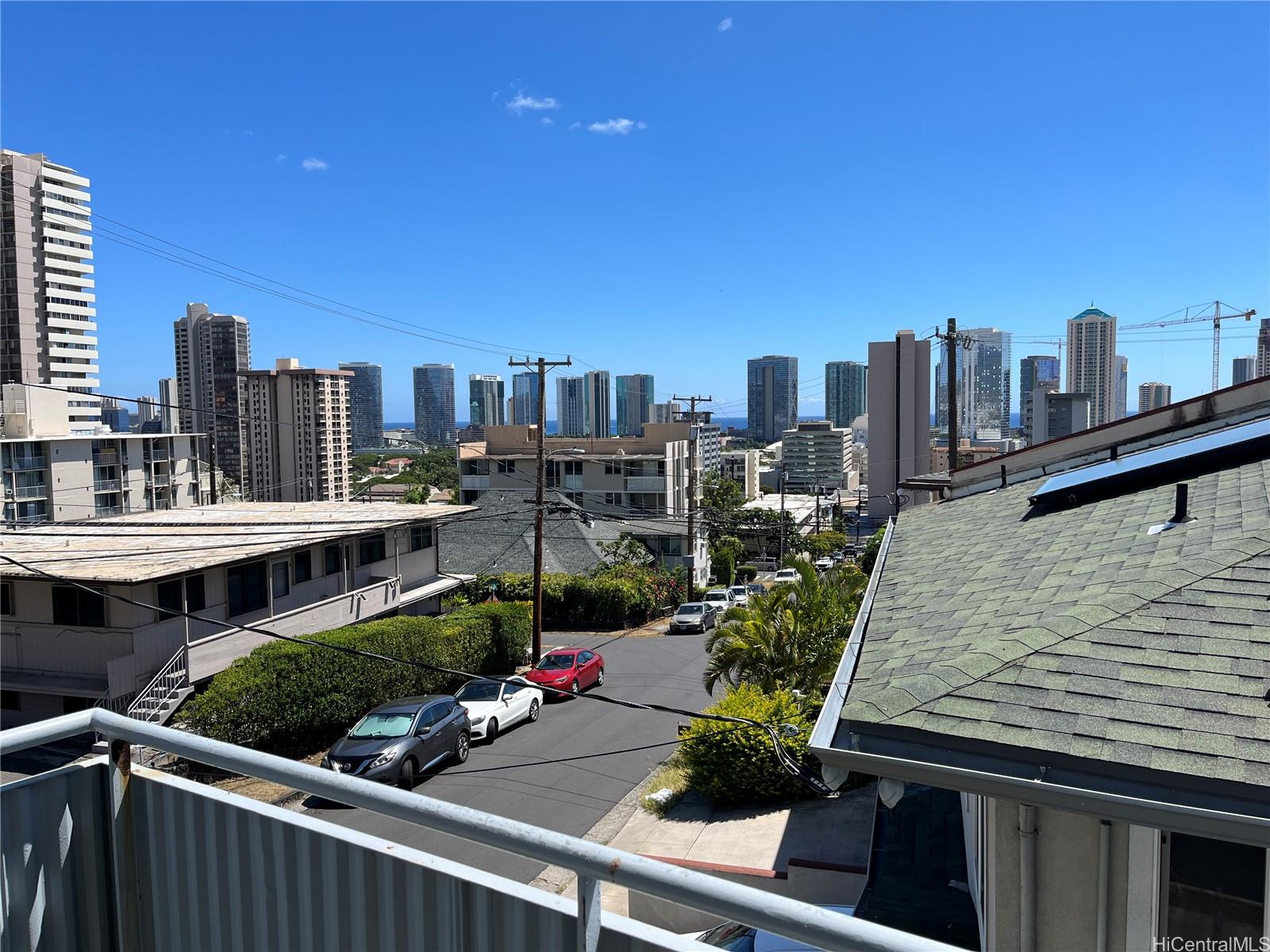 1516 Emerson Street, Unit 104 Honolulu, HI 96813 - Photo 8 of 9 a view of a city from a balcony