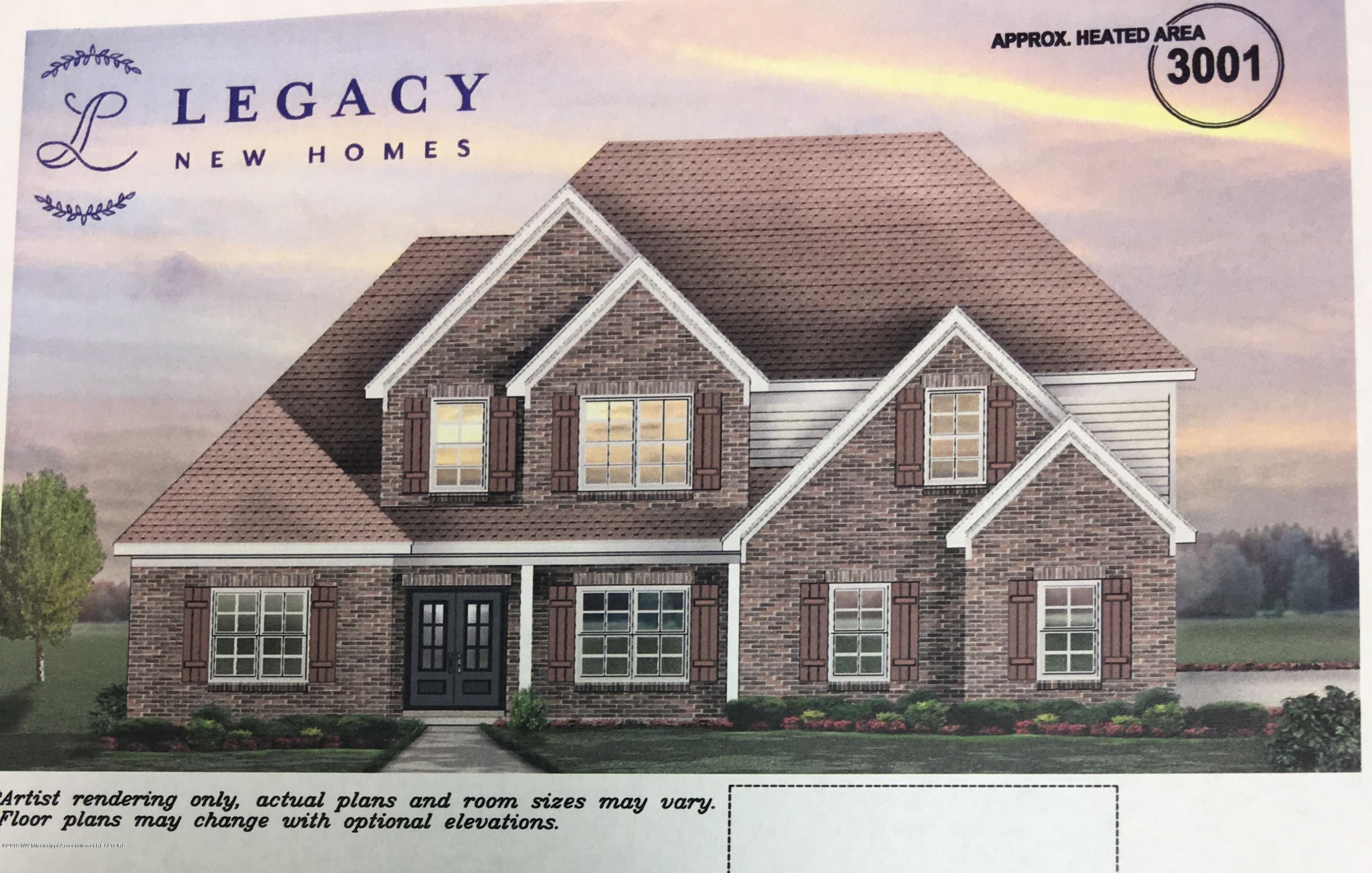 505 Vinson Road Hernando, MS 38632 - Photo 2 of 17 Alexander II Front Elevation