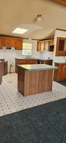 a view of a wooden door