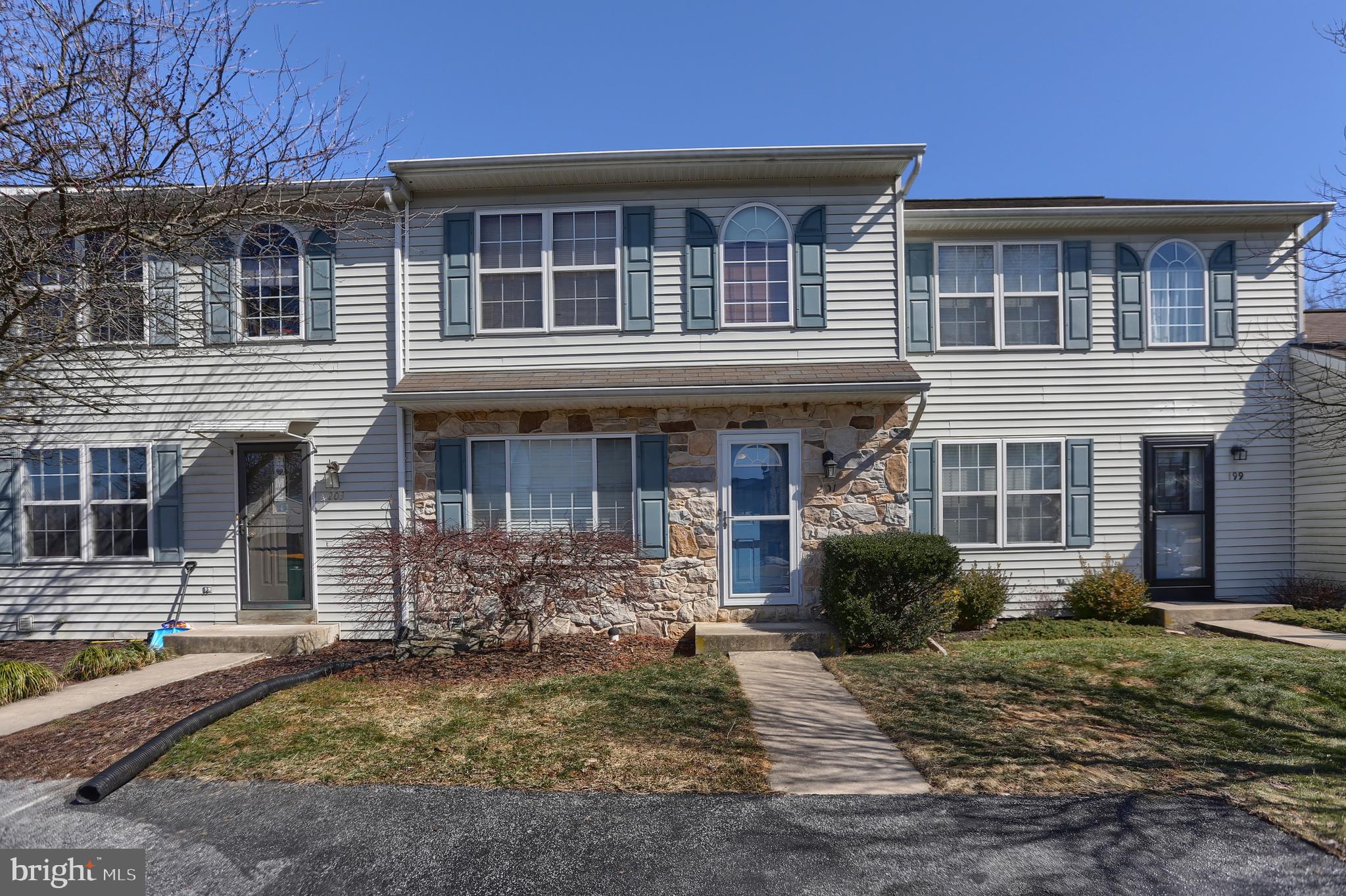 201 Riders Way Lebanon, PA 17042 - Photo 1 of 27 Front of Home; Super Cute Brick Accent