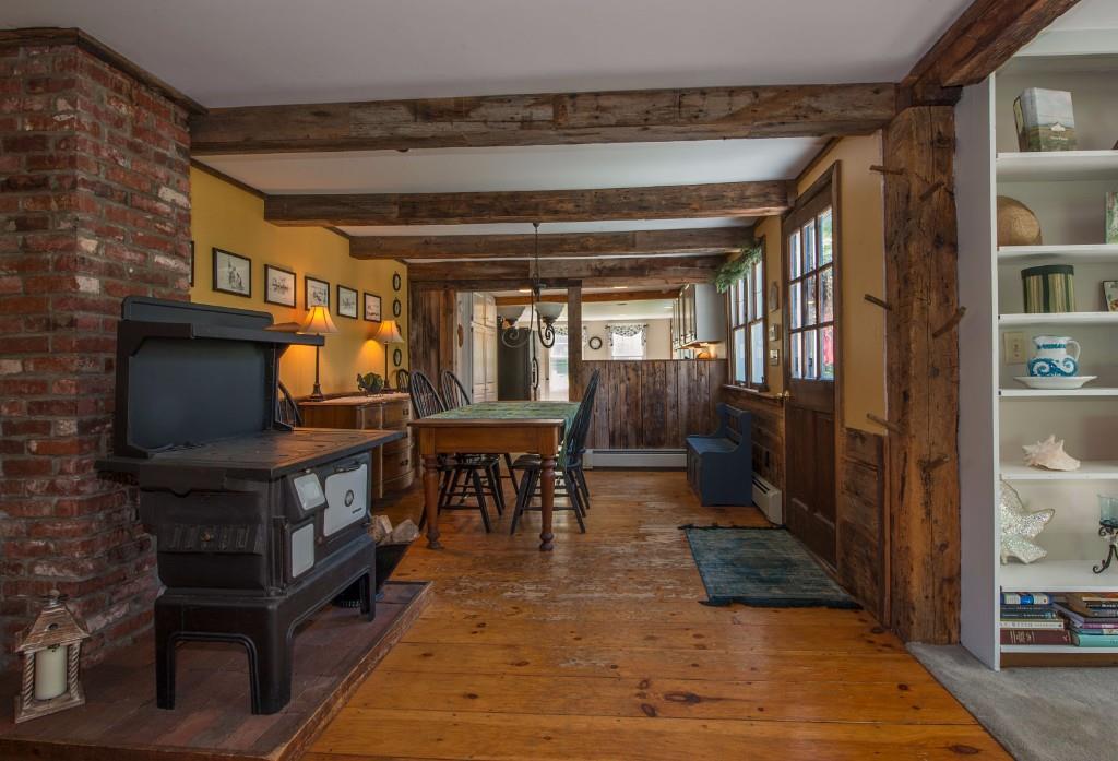 581 Ocean Point Road Boothbay, ME 04544 - Photo 11 of 25 From living area into dining room...
